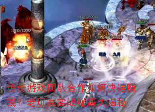 传奇游戏团队合作如何快速赚钱?老玩家实战秘籍大揭秘 传奇游戏团队合作如何快速赚钱?老玩家实战秘籍大揭秘