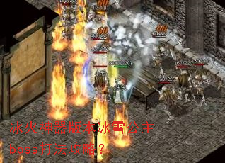 冰火神器版本冰雪公主boss打法攻略? 冰火神器版本冰雪公主boss打法攻略?