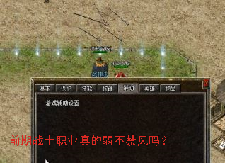 前期战士职业真的弱不禁风吗? 前期战士职业真的弱不禁风吗?