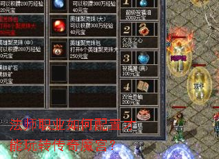 法师职业如何配置才能玩转传奇魔宫? 法师职业如何配置才能玩转传奇魔宫?