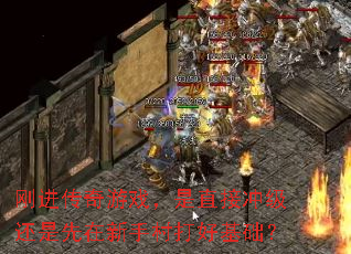 刚进传奇游戏,是直接冲级还是先在新手村打好基础? 刚进传奇游戏,是直接冲级还是先在新手村打好基础?