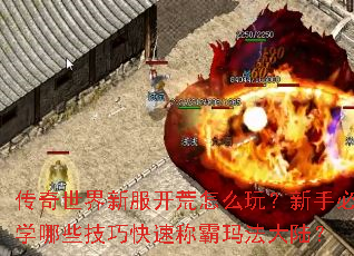 传奇世界新服开荒怎么玩?新手必学哪些技巧快速称霸玛法大陆? 传奇世界新服开荒怎么玩?新手必学哪些技巧快速称霸玛法大陆?