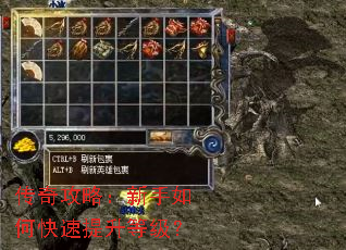 传奇攻略:新手如何快速提升等级? 传奇攻略:新手如何快速提升等级?