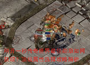 刚开一秒传奇世界最佳勋章如何获取?顶级属性选择攻略解析 刚开一秒传奇世界最佳勋章如何获取?顶级属性选择攻略解析