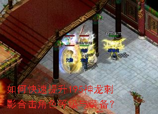 如何快速提升195神龙刺影合击角色等级与装备? 如何快速提升195神龙刺影合击角色等级与装备?