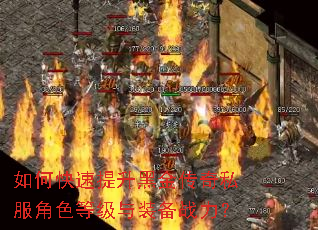 如何快速提升黑金传奇私服角色等级与装备战力? 如何快速提升黑金传奇私服角色等级与装备战力?