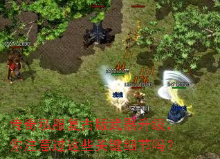 传奇私服复古版武器升级,你注意过这些关键细节吗? 传奇私服复古版武器升级,你注意过这些关键细节吗?