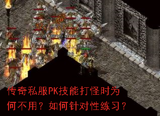 传奇私服PK技能打怪时为何不用?如何针对性练习? 传奇私服PK技能打怪时为何不用?如何针对性练习?