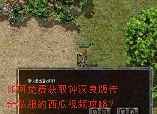如何免费获取钟汉良版传奇私服的西瓜视频攻略? 如何免费获取钟汉良版传奇私服的西瓜视频攻略?