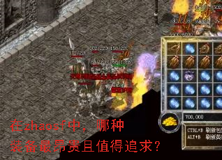 在zhaosf中,哪种装备最昂贵且值得追求? 在zhaosf中,哪种装备最昂贵且值得追求?