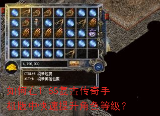 如何在1.85复古传奇手机版中快速提升角色等级? 如何在1.85复古传奇手机版中快速提升角色等级?