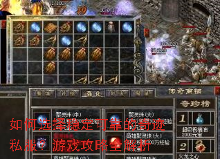 如何选择稳定可靠的奇迹私服?游戏攻略全解析 如何选择稳定可靠的奇迹私服?游戏攻略全解析