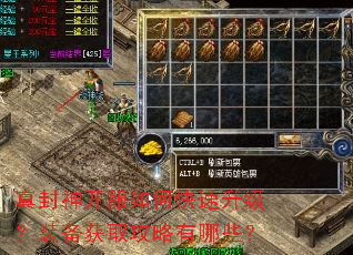 真封神开服如何快速升级?装备获取攻略有哪些? 真封神开服如何快速升级?装备获取攻略有哪些?