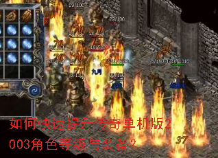 如何快速提升传奇单机版2003角色等级与装备? 如何快速提升传奇单机版2003角色等级与装备?