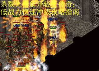 杀戮光明新开轻变传奇：低战力快速冲级攻略指南