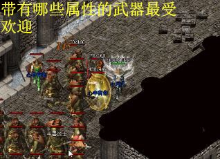 带有哪些属性的武器最受欢迎