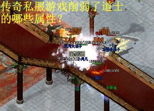 传奇私服游戏削弱了道士的哪些属性？