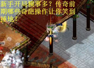 新手开局糗事多？传奇前期哪些奇葩操作让你笑到捶地？