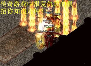 传奇游戏中报复仇敌的狠招你知道几种？