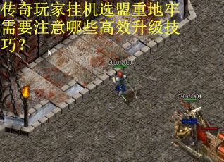 传奇玩家挂机选盟重地牢需要注意哪些高效升级技巧？