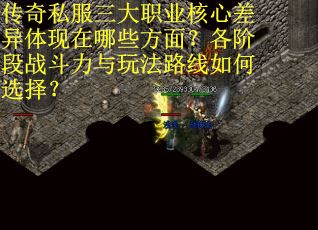 传奇私服三大职业核心差异体现在哪些方面？各阶段战斗力与玩法路线如何选择？