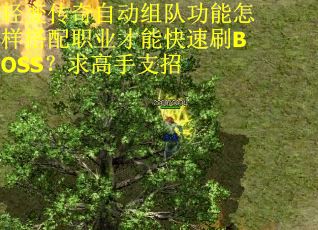轻变传奇自动组队功能怎样搭配职业才能快速刷BOSS？求高手支招