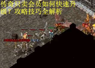 传奇只卖会员如何快速升级？攻略技巧全解析