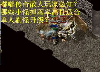 嘟嘟传奇散人玩家必知？哪些小怪掉落率高且适合单人刷怪升级？